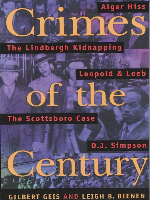 Title details for Crimes Of The Century by Gilbert Geis - Available
